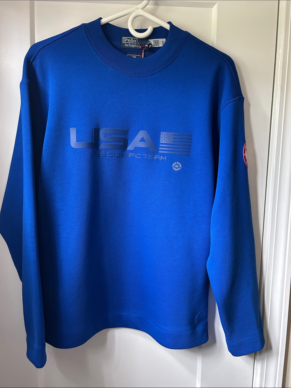Polo by Ralph Lauren Team USA Blue Crewneck Sweatshirt